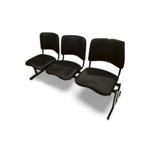 Longarina de 3 Lugares Estofada