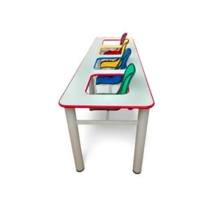 Set Acuarela Reta 4 Lugares