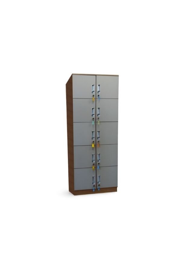 Armário Organizador com 10 Portas e Chave