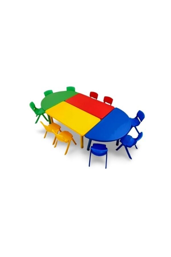 Conjunto Multiuso Infantil com Dez Cadeiras de Polipropileno